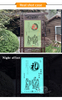 Cultural Bulletin Board Glow in The Dark, Park Sign，guide Board，customized Sign