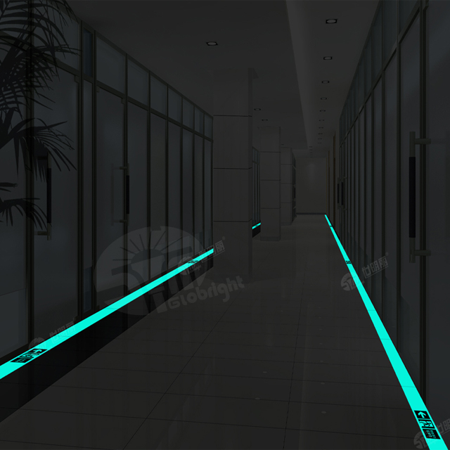 Exit Sign for Office Building, Fire Sign, No Power, Long Illuminating Time