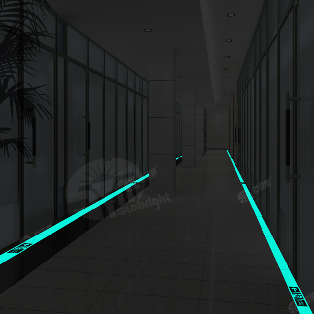 Exit Sign for Office Building, Fire Sign, No Power, Long Illuminating Time