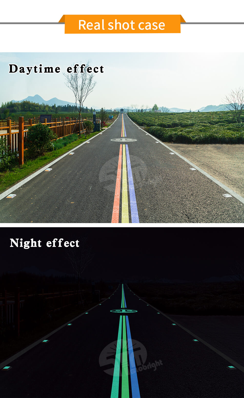 Inorganic Self-luminous Pavement Marking, Glow Particles, Luminous Aggregate And Granule