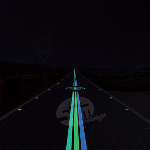 Inorganic Self-luminous Pavement Marking, Glow Particles, Luminous Aggregate And Granule