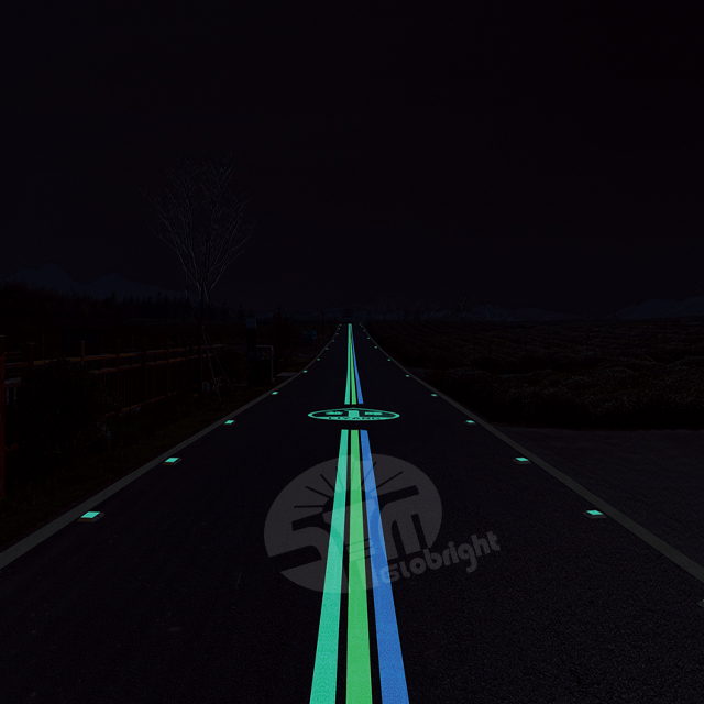 Inorganic Self-luminous Pavement Marking, Glow Particles, Luminous Aggregate And Granule