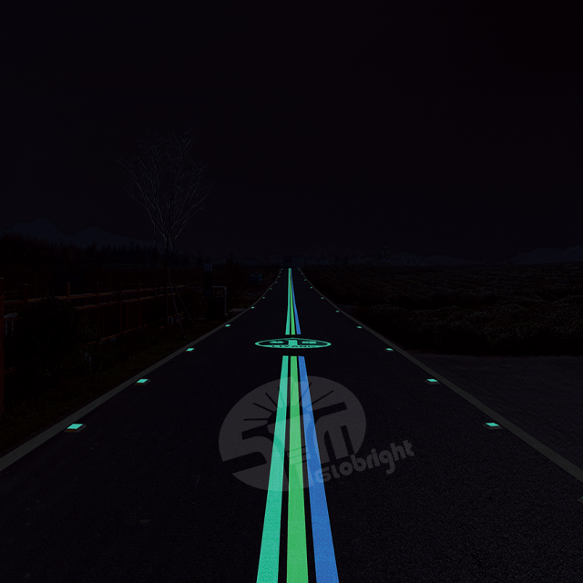Inorganic Self-luminous Pavement Marking, Glow Particles, Luminous Aggregate And Granule