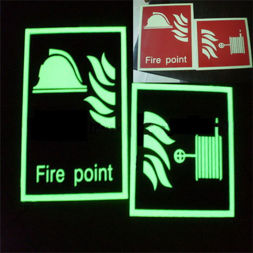 Luminescent Glow Safety Exit Sign